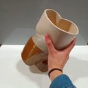 Ver imagem 5 de Vaso Decorativo Enfeite Casa Cerâmica 21x14x14cm Marrom