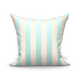 Kit Capa Almofada Listrada Dourada e Alpes Colorida 2 Unidad - 5