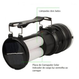 Lanterna Lampião Lamparina Led Solar Recarregável - 2