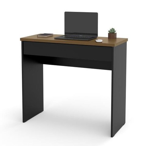 Escrivaninha / Aparador 1Gv Max 90 Preto Fosco/Freijó-Decor