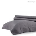 Ver imagem 1 de Fronha Avulsa 50 x 70cm 300 fios Damask Stripes - Buddemeyer - Cinza