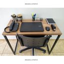 Ver imagem 7 de Cadeira Secretária Giratória Ergonômica Para Escritório Ergoplax Preta Estofada com Braço