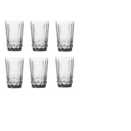 Kit De 6 Copos De Vidro Transparente 8X12,8Cm 340Ml Incasa - 1