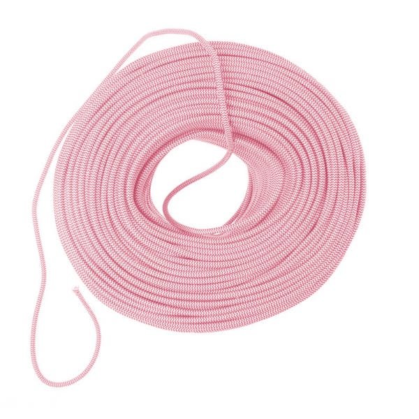 Cabo Elétrico Revestido Tecido 5 Metros Rosa Escuro Zig Zag - 5