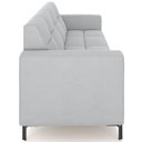 Ver imagem 6 de Sofá 3 Lugares Sala Living Industrial 200cm Senna K01 Veludo Cinza - Lyam Decor
