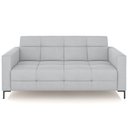 Ver imagem 3 de Sofá 3 Lugares Sala Living Industrial 200cm Senna K01 Veludo Cinza - Lyam Decor