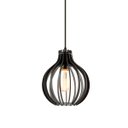 Ver imagem 3 de Pendente Luminária Bali E27 Quarto Bancada Moderno Lounge Preto