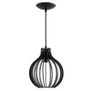 Ver imagem 1 de Pendente Luminária Bali E27 Quarto Bancada Moderno Lounge Preto