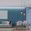 Ver imagem 4 de Luminária Pendente Duplo Madeira Bali 20cm Cq Soquete E27 Marrom