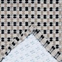 Ver imagem 4 de Jogo Tapetes Cozinha 3 pç Antiderrapante Algodão Pilão:Bege e Preto