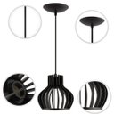 Ver imagem 5 de Luminária Pendente Madeira Circus 15cm Soquete E27 Preto