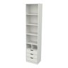 Armário Misto Prateleira Gaveta M60 100% Mdf (closet,loja) VETORIAL MÓVEIS misto m60 Branco - 3