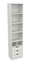 Ver imagem 4 de Armário Misto Prateleira Gaveta M60 100% Mdf (closet,loja) VETORIAL MÓVEIS misto m60 Branco