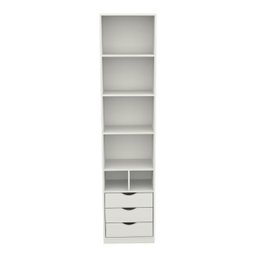 Armário Misto Prateleira Gaveta M60 100% Mdf (closet,loja) VETORIAL MÓVEIS misto m60 Branco - 2
