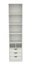 Ver imagem 1 de Armário Misto Prateleira Gaveta M60 100% Mdf (closet,loja) VETORIAL MÓVEIS misto m60 Branco