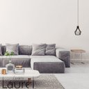 Ver imagem 2 de Luminária Pendente Madeira Laurel 30cm Soquete E27 Sala Preto