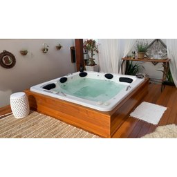 Spa Quadrado Napole COMPLETO com hidro em Acrílico  220V - 3