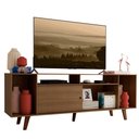 Ver imagem 3 de Rack para Tv até 65 Polegadas Madesa Cancun com Pés - Rustic