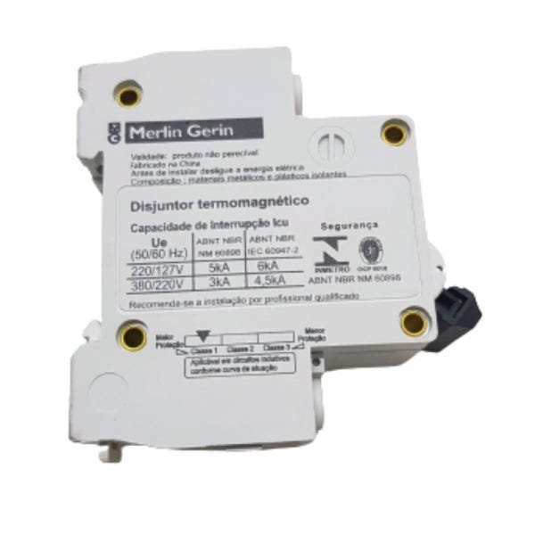 DISJUNTOR DIN BIPOLAR C 50 - 2