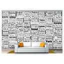 Ver imagem 1 de Papel de Parede Nomes Cidades Capitais Mundo 6m² Ncd194