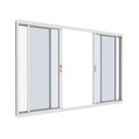 Ver imagem 1 de Janela de Correr Alumínio Branco 04 Folhas Confort - 100x120