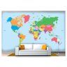 Papel de Parede Mapa Mundi Nmu02 - 1