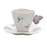 Jogo De Xícaras De Chá 6 Peças Borboleta Porcelana Wolff - 2