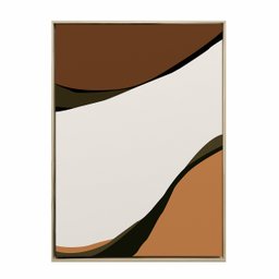 Quadro Tela Canvas Abstrato Neutro Elegante Moderno Sofisticado para Sala - 3