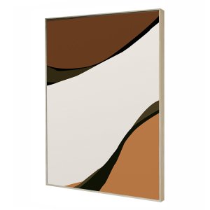 Quadro Tela Canvas Abstrato Neutro Elegante Moderno Sofisticado para Sala