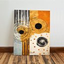 Ver imagem 6 de Kit 3 Quadro Decorativo Arte Africana Abstrato Moderno Casa Qualidade Premium 40x28cm