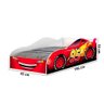 Cama Carro De Solteiro Mcqueen 95 Cor Vermelho - 2