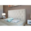 Ver imagem 3 de Cabeceira Cama Box Estofada Queen Hampton Suede Bege - Probel