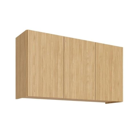 Armário Aéreo Cozinha Modulado Rebeca C- 3 Portas 120cm - Movelbento