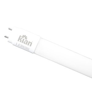 Kit 10 Lâmpadas Led Tubular T8 18w 6500k Glass Biv - Kian