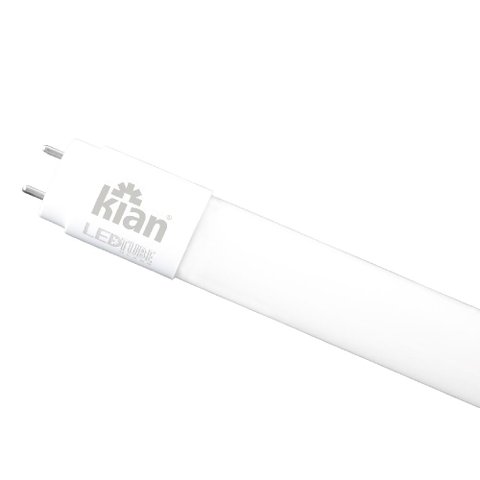 Kit 10 Lâmpadas Led Tubular T8 18w 6500k Glass Biv - Kian