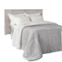 Ver imagem 1 de Coberdron Edredom King D. Face Sherpa Mantinha Cinza