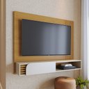 Ver imagem 1 de Painel Ripado Suspenso para TV até 55 Polegadas 136CMX108CM 1 Porta Jurerê