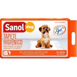 Tapete Higienico Sanol Dog 80x60 Embalagem com 30 Unidades