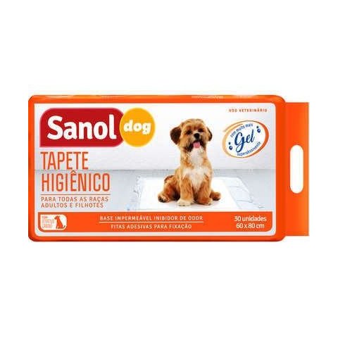 Tapete Higienico Sanol Dog 80x60 Embalagem com 30 Unidades