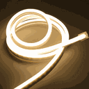 Ver imagem 1 de Mangueira 5m Fita Led Neon Corte Flexível 12v + Fonte 5A Branco Quente