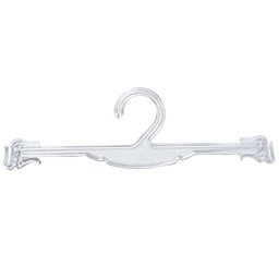 Conjunto 25 Cabides de Lojas para Lingerie Cristal com Encaixe para Alças Expositores - 1