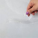 Ver imagem 6 de Conjunto 25 Cabides de Lojas para Lingerie Cristal com Encaixe para Alças Expositores