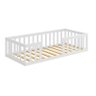 Cama Montessoriana Solteiro:branco - 2