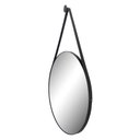 Ver imagem 3 de Espelho Redondo Decorativo Escandinavo Adnet 60cm + Suporte:Preto
