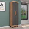 Armário Multiuso Lite Nature Cinza – Móveis Leão - 3