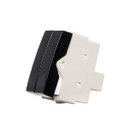 Ver imagem 2 de Interruptor Duplo Embutir para Móvel Madeira 10a Preto Completo