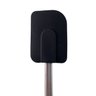 Espátula Pão Duro Silicone Cabo Em Aço Inox Utensílio Para Cozinha Confeitaria Doces Preto - 4