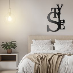 Placa Decorativa Style 3d Mdf 3mm Fita Adesiva Preto Fosco - 6 Placa Decorativa Style 3d Mdf 3mm Fita Adesiva Preto Fosco - 6