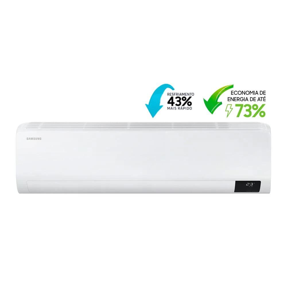 Ar Condicionado Split 12000 BTUs High Wall Inverter Samsung Ultra Quente e Frio AR12BSHZCWKNAZ 220V - 2