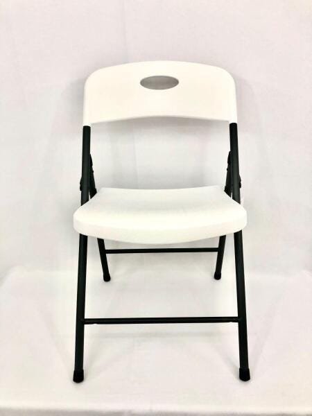Cadeira Dobrável Branca - Para Mesa Maleta - 2